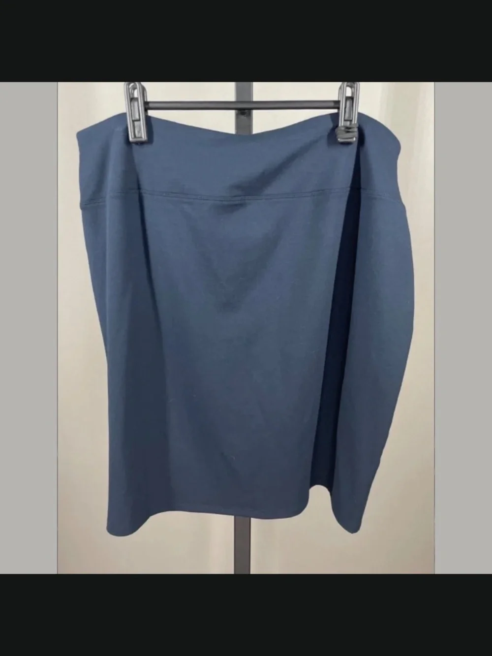 NEW J Jill Skirt Womens Large petite blue pencil straight preppy business casual